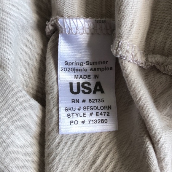 NWT Fresh Produce Lorna Short Sleeve Shirt Dress Cloud Grey Beige 1X Pockets - Picture 12 of 16